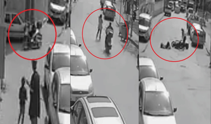 Karşıya geçen kadına çarptı, yaralıyı olay yerinde bırakıp kaçtı