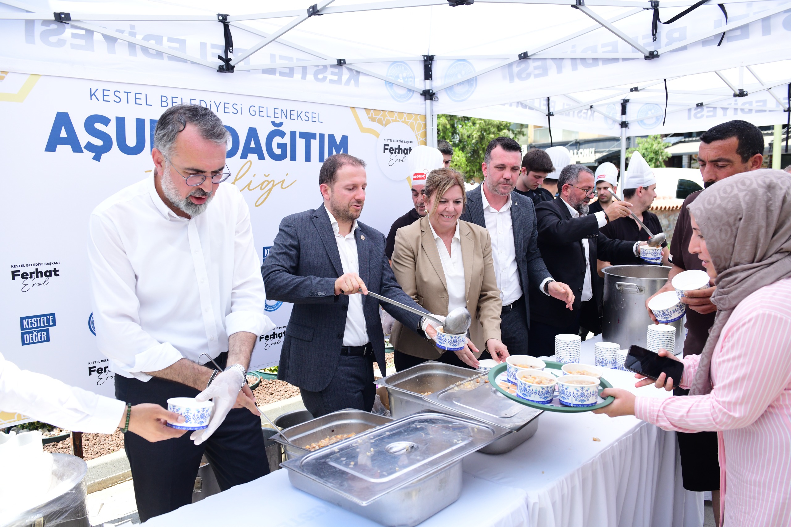 Kestel'de Muharrem Ayı bereketi paylaşıldı