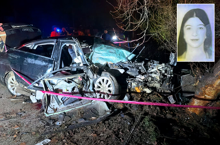 Kontrolden çıkan araç ağaca çarptı: 2 ölü, 2 yaralı