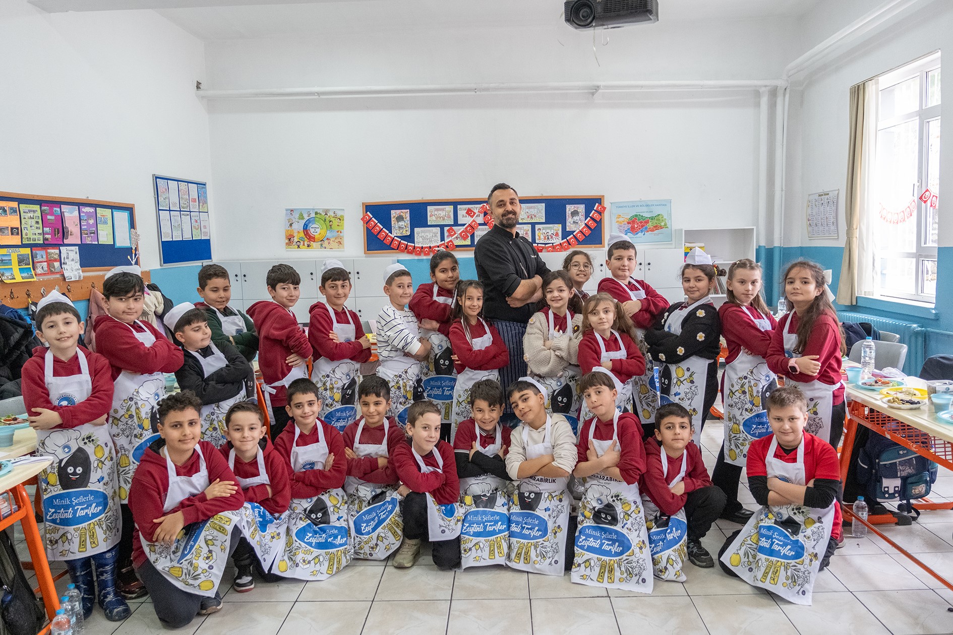 Marmarabirlik minik şeflerle sağlıklı nesiller yetiştiriyor