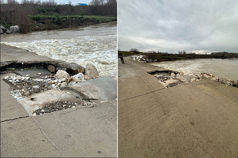 Mesire alanındaki hasarlı köprü tehlike saçıyor
