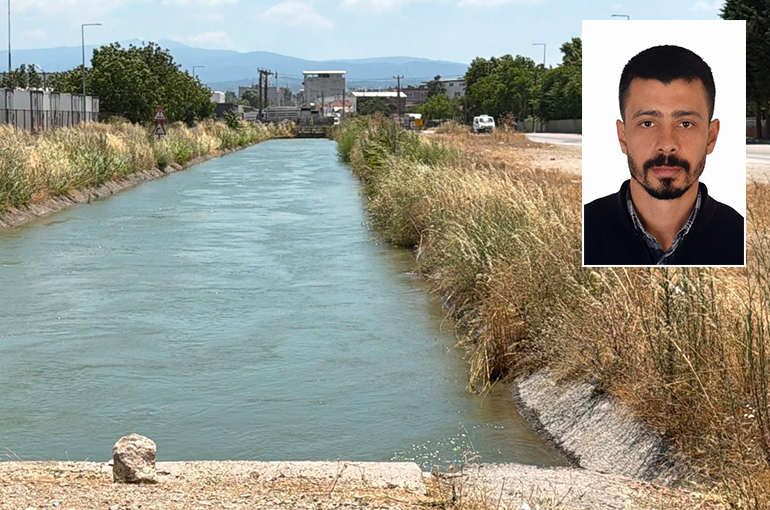 Mustafakemalpaşa'da sulama kanalında erkek cesedi bulundu