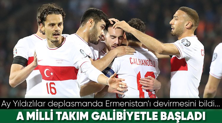 A Milli Takım galibiyetle başladı!