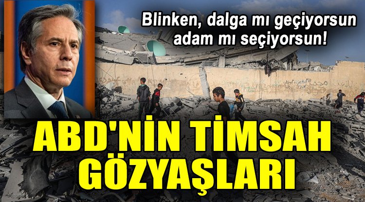 ABD'nin timsah gözyaşları