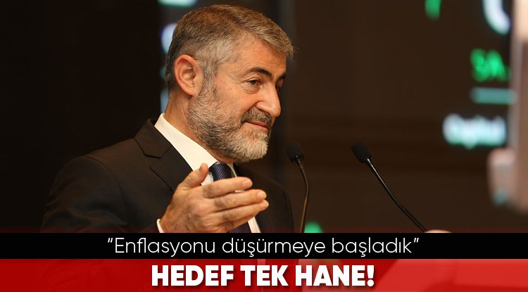 Bakan Nebati, enflasyonun tek haneye ineceğini söyledi!