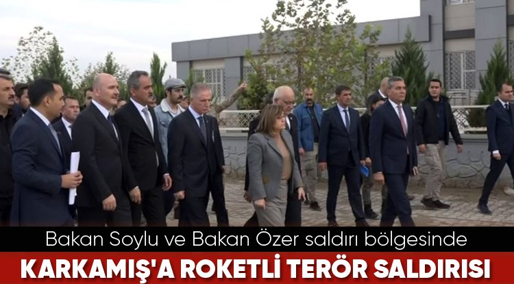 Bakan Soylu ve Bakan Özer saldırı bölgesinde