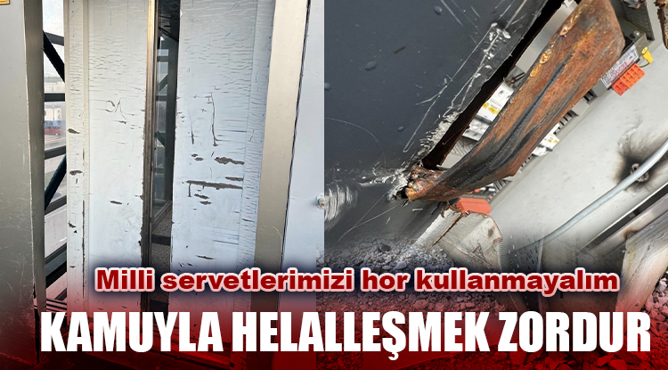 Bursa Büyükşehir Belediyesi üstgeçitlere verilen zararlar hakkında açıklamada bulundu