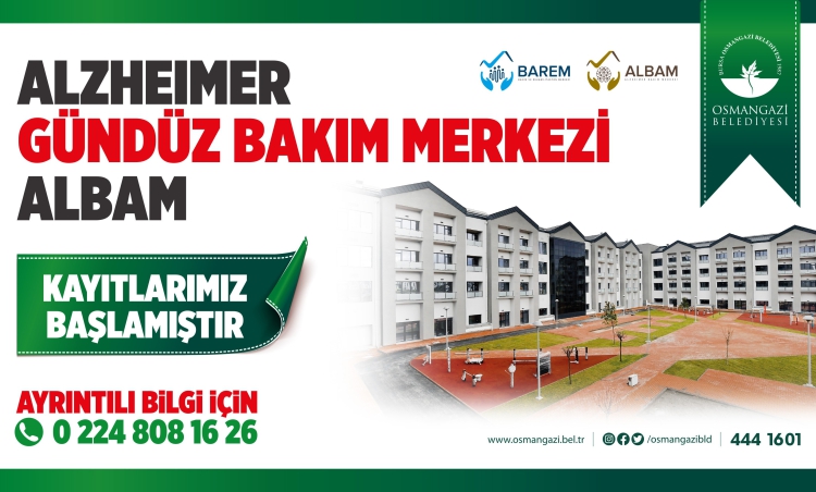 Bursa'da Alzheimer Bakım Merkezi’nin kayıtları başladı