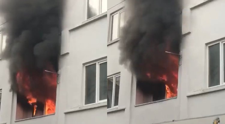 Bursa’da mutfaktaki yemek daireyi yaktı