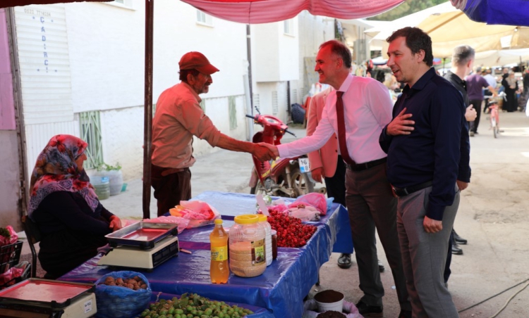 BURSA İNEGÖL PAZARTESİ PAZARINDA TRAFİK SORUNU ÇÖZÜLDÜ