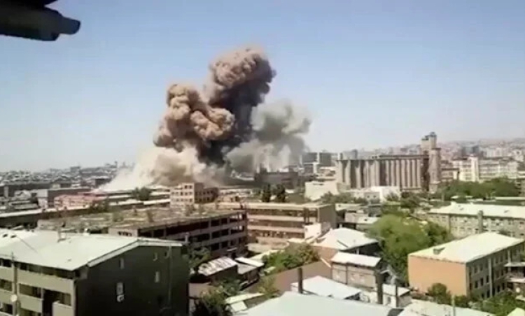Ermenistan'ın başkentinde patlama