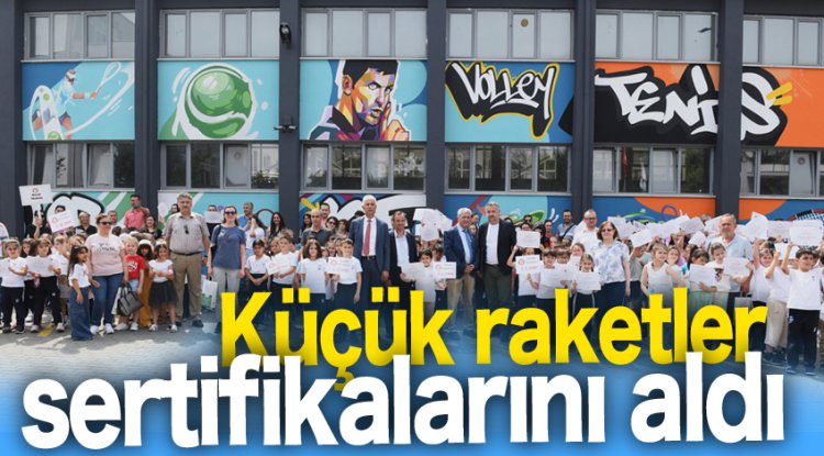 Küçük raketler sertifikalarını aldı