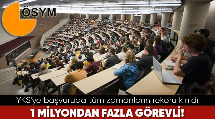 YKS'ye başvuruda tüm zamanların rekoru kırıldı