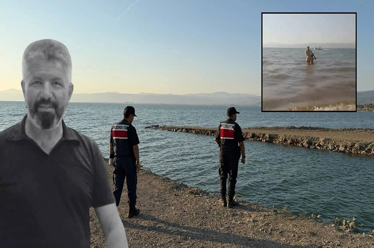 Oğlunu kurtarmak isterken hayatını kaybeden babadan acı kare