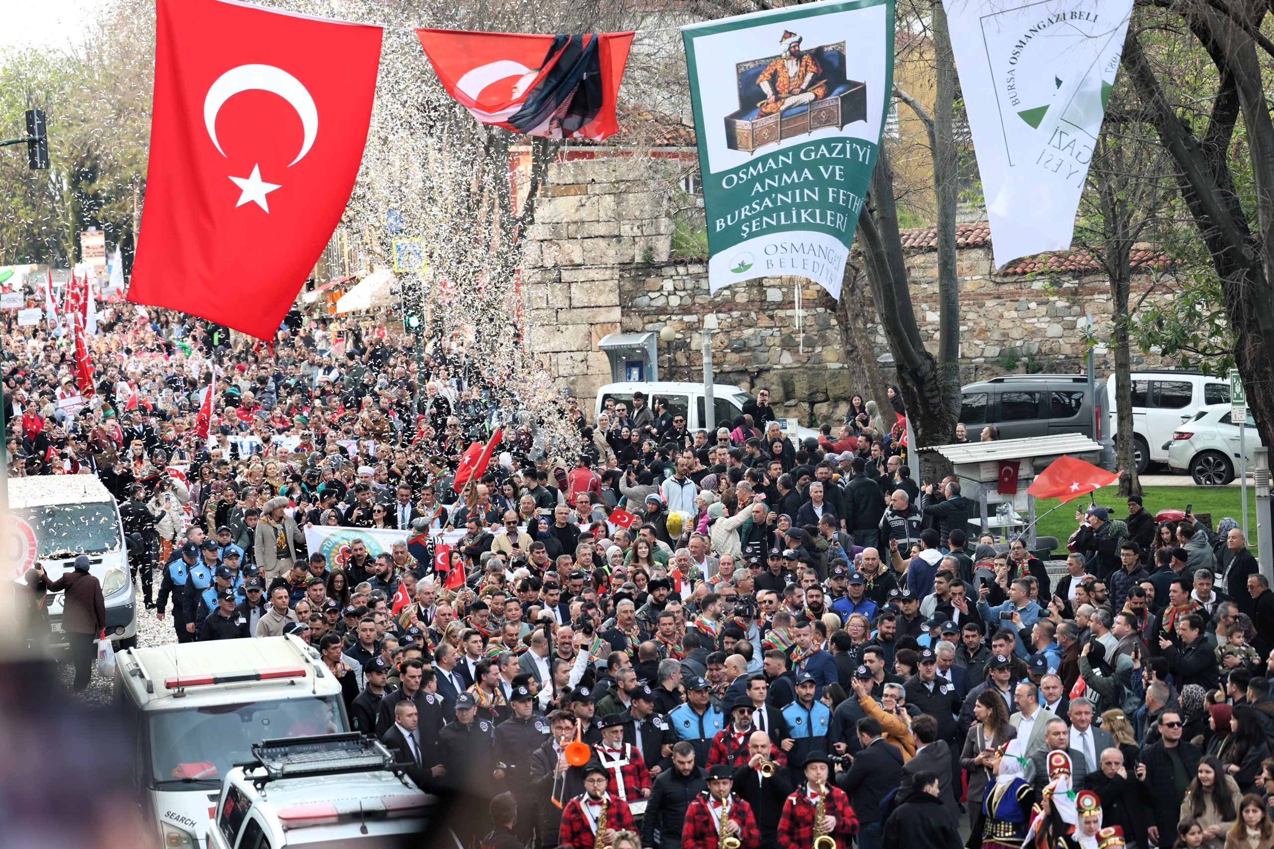 Osmangazi'de Fetih coşkusu 700. yılda zirveye ulaştı