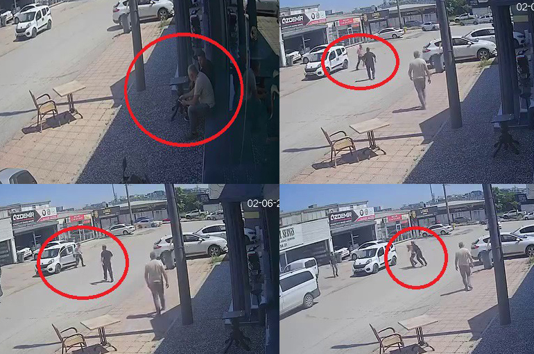 Park Halindeki Aracı Çalmaya Kalkıştı, Esnaftan Meydan Dayağı Yedi!