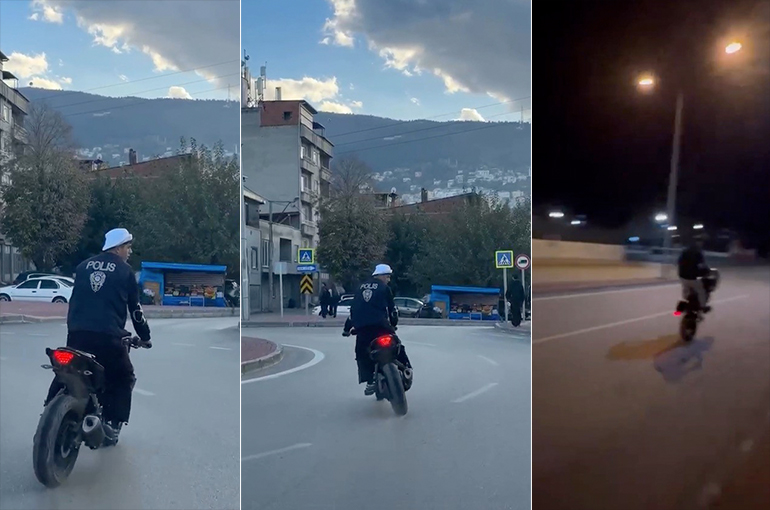 Polis yeleği giyip trafikte tehlikeli hareketler yaptı, cezadan kaçamadı
