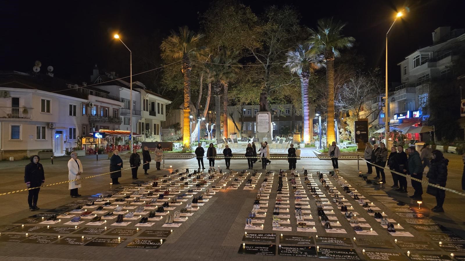 Sahipsiz ayakkabılar kadın cinayetlerini anlattı