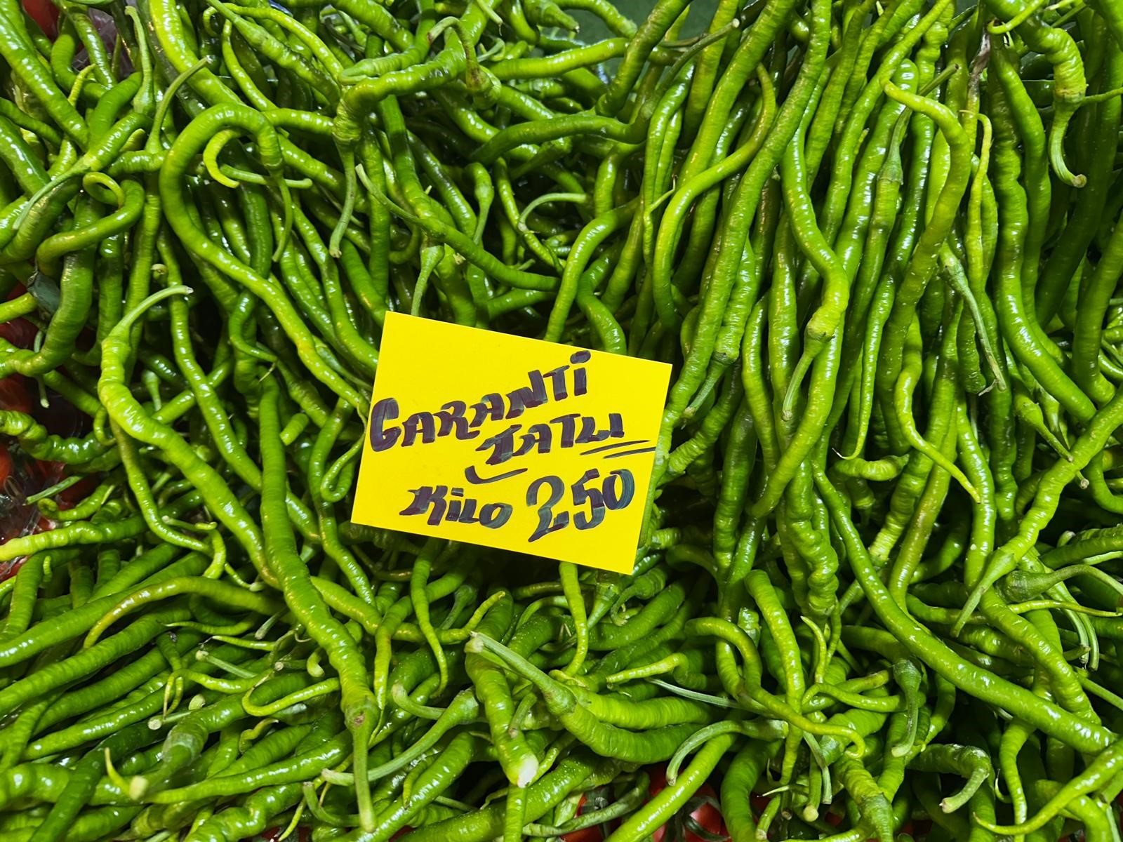 Seraları su basınca sivri biber ve salatalığın ateşi yükseldi