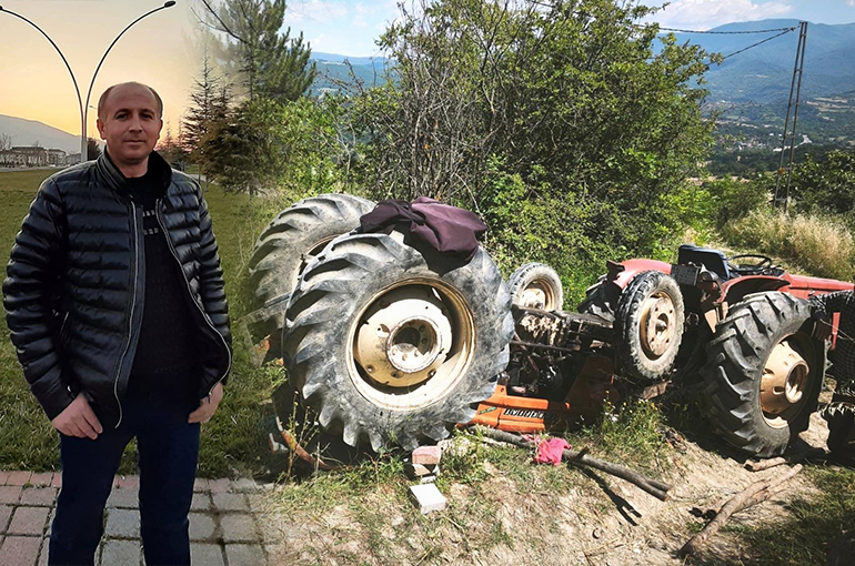 Traktörün altında kalan sürücü hayatını kaybetti