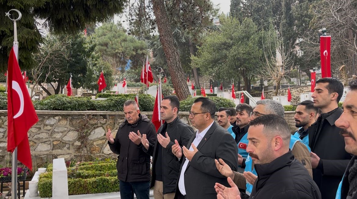 Ülkü Ocakları’ndan Şehitlere Vefa Ziyareti