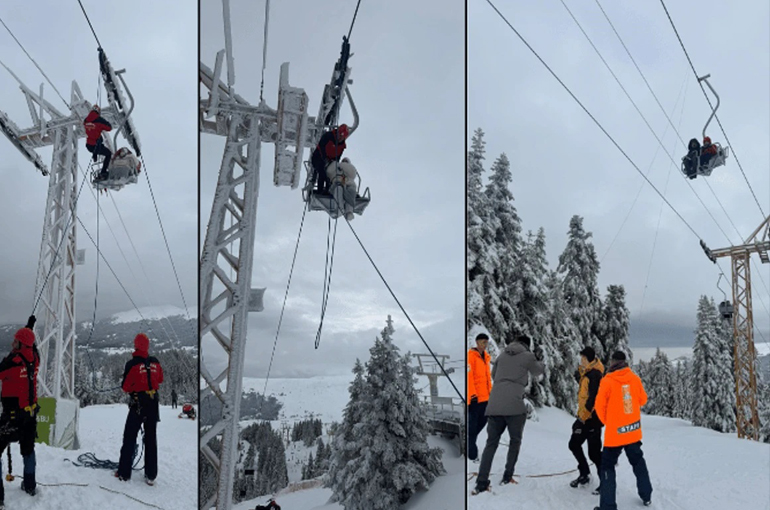 Uludağ’da faciadan dönüldü!