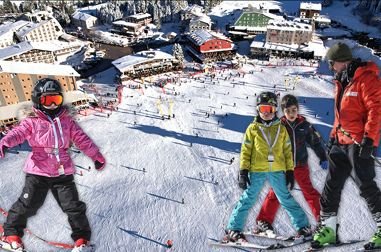 Uludağ'da sömestr tatili öncesi doluluk yüzde 90'a dayandı!