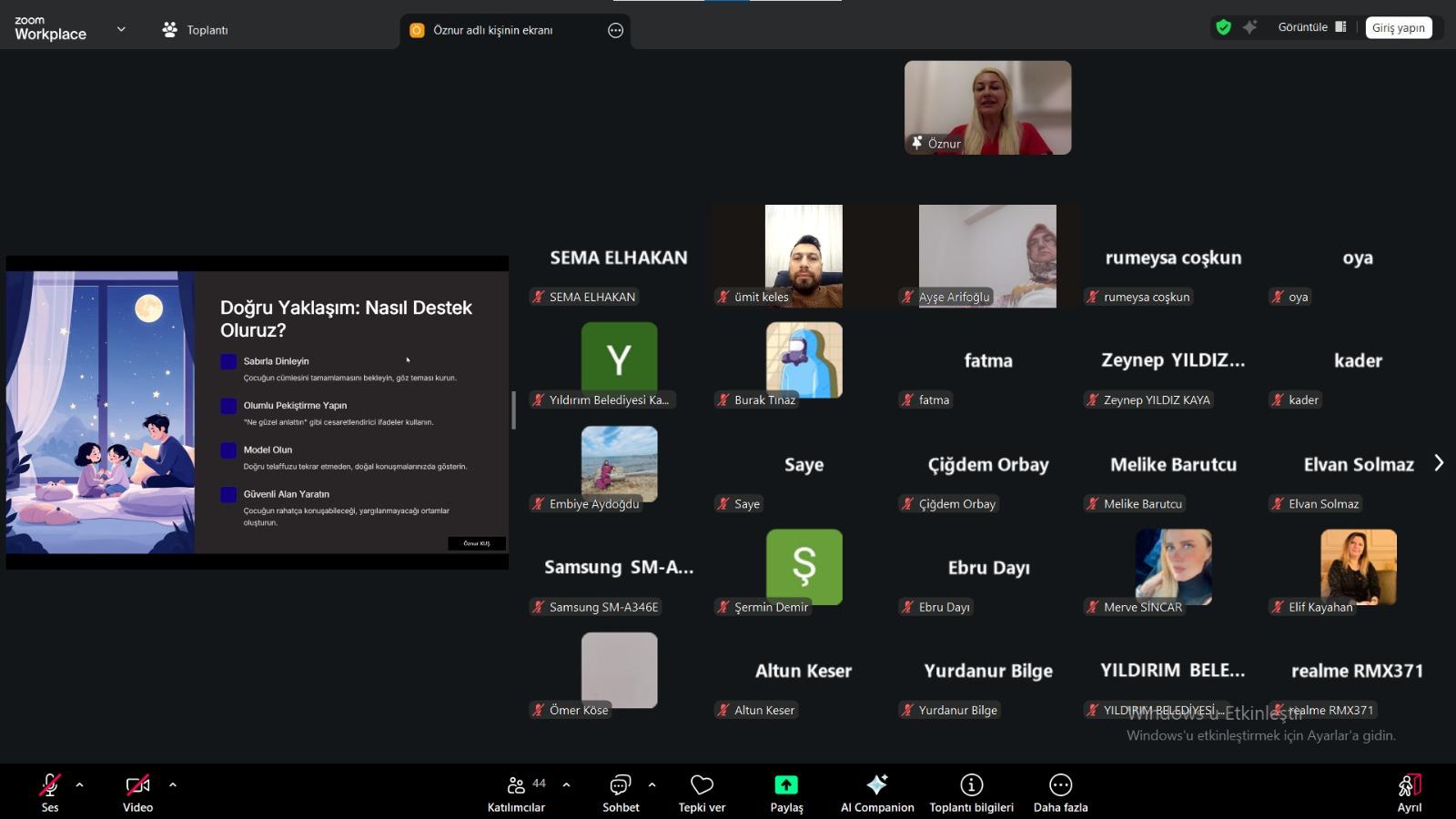 Yıldırım’da çocuk sağlığı masaya yatırıldı