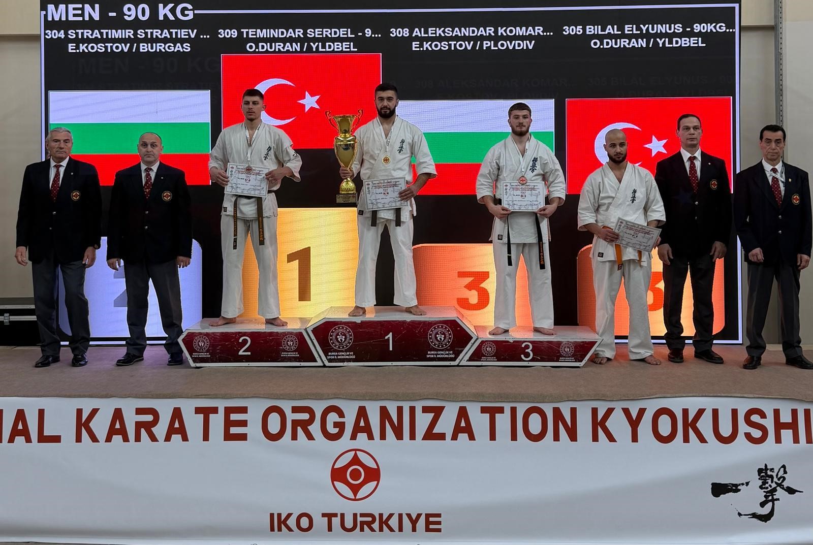 Yıldırım'da Kyokushin karate rüzgarı