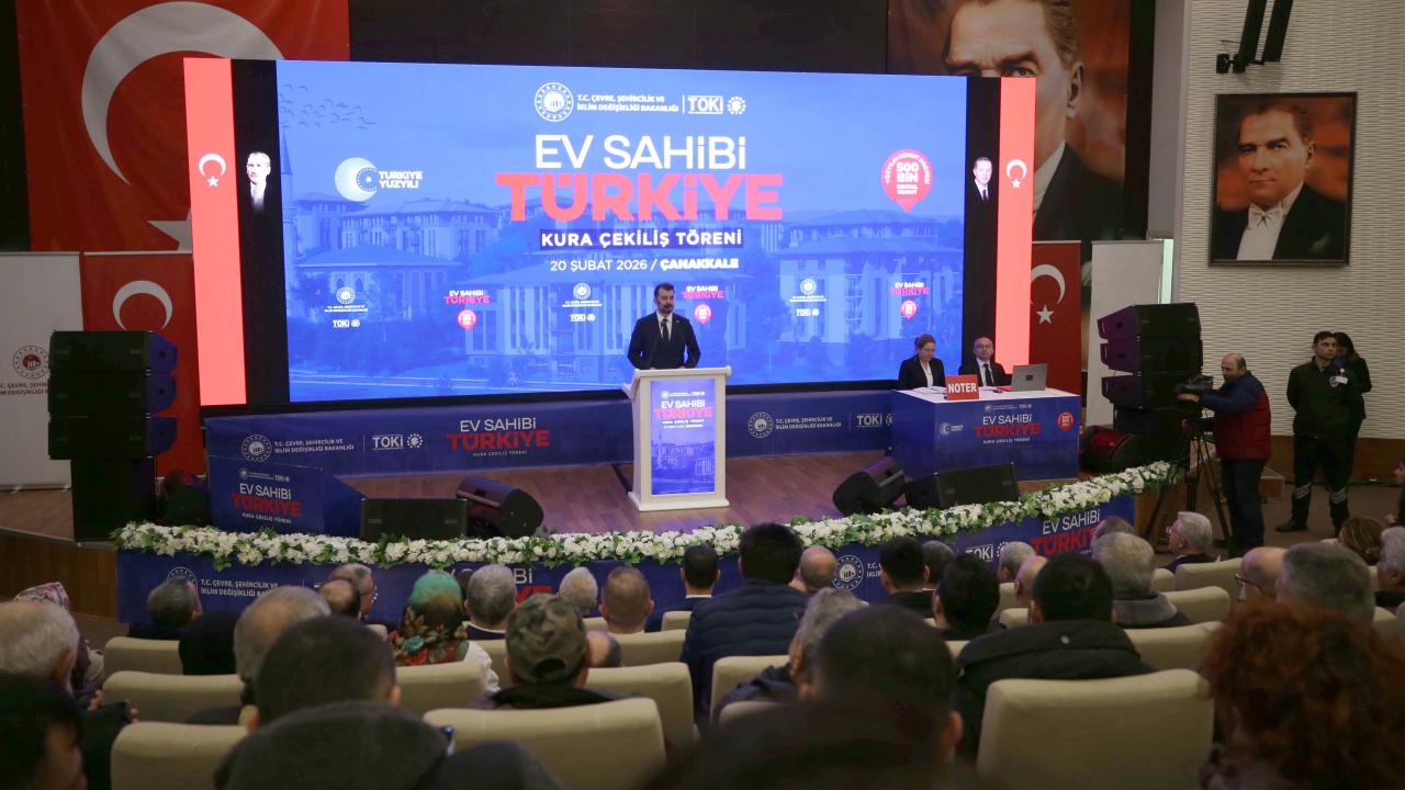 "Yüzyılın Konut Projesi" kapsamında Çanakkale'de kuralar çekildi